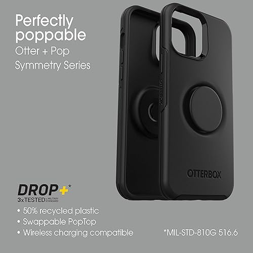 Miniatura 6 de OtterBox Otter + POP Symmetry Series Clear Series - Funda para iPhone 13 Pro Max, melondrámica (transparentenaranja)