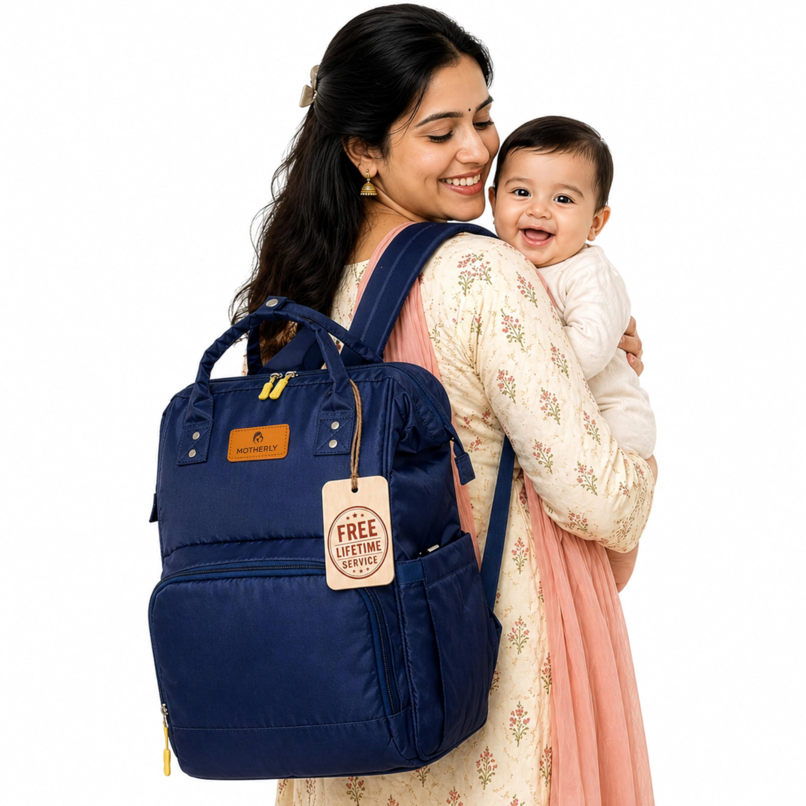 Multipurpose Baby Diaper backpack Bag for Mothers for Travel, Maternity Bag for Newborn Baby, Mother Travelling Bag, Multiple Pocket Water Resistant Hospital Bag for mom (Navy Blue)