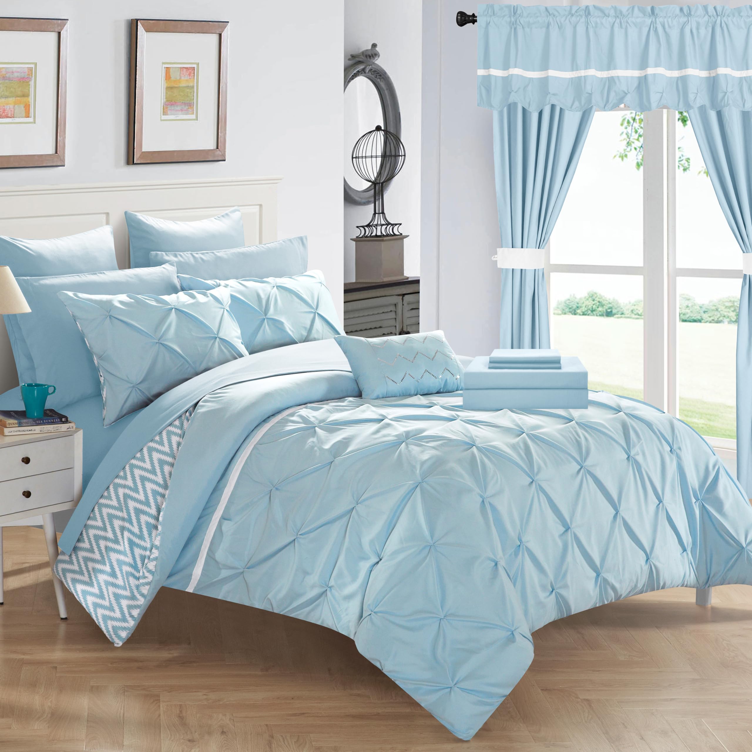 Amazon.co.jp: シックホーム20 Piece Jacksonville CompleteベッドRoom