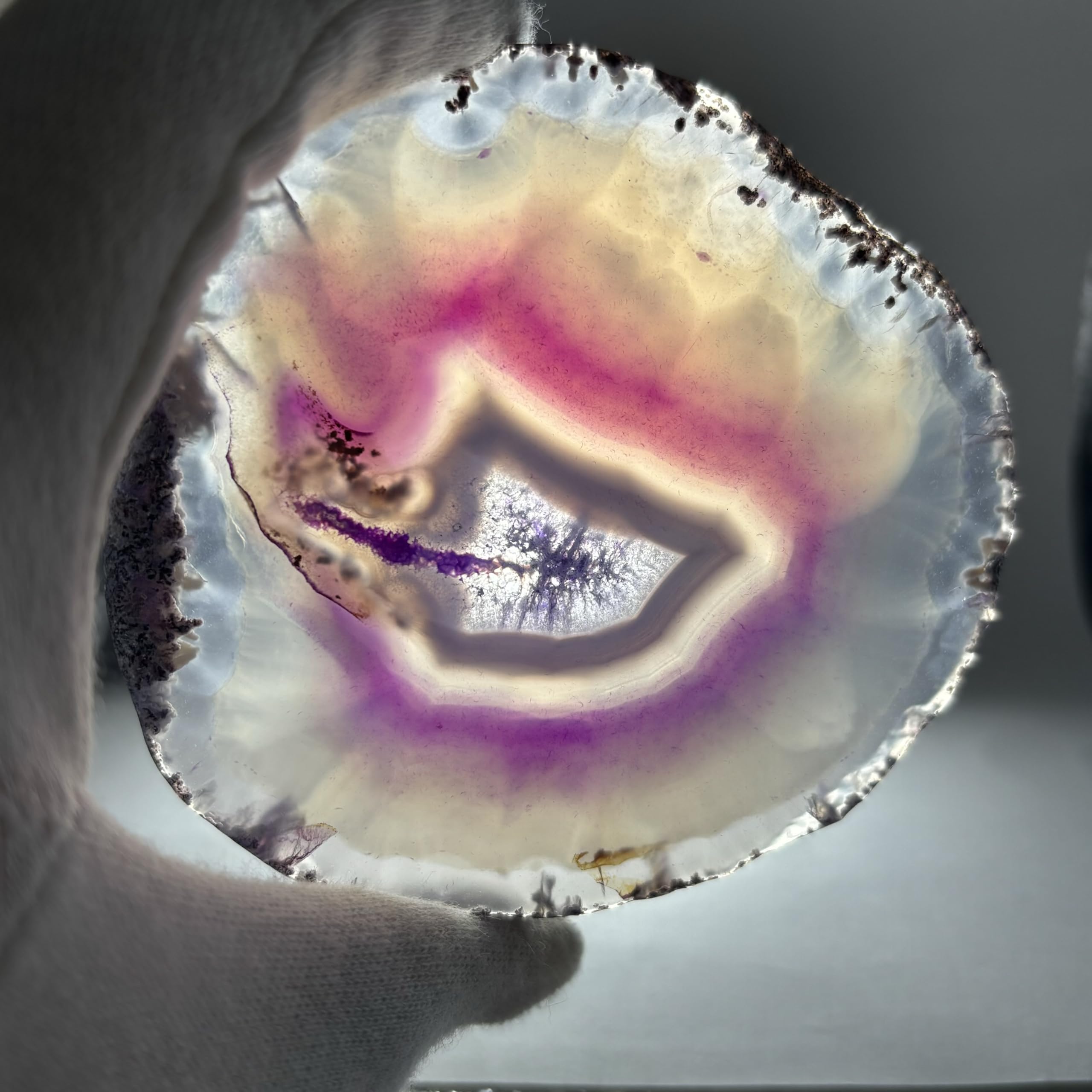 Amazon.co.jp: No.k234 瑪瑙スライス 瑪瑙 メノウスライス メノウ 着色