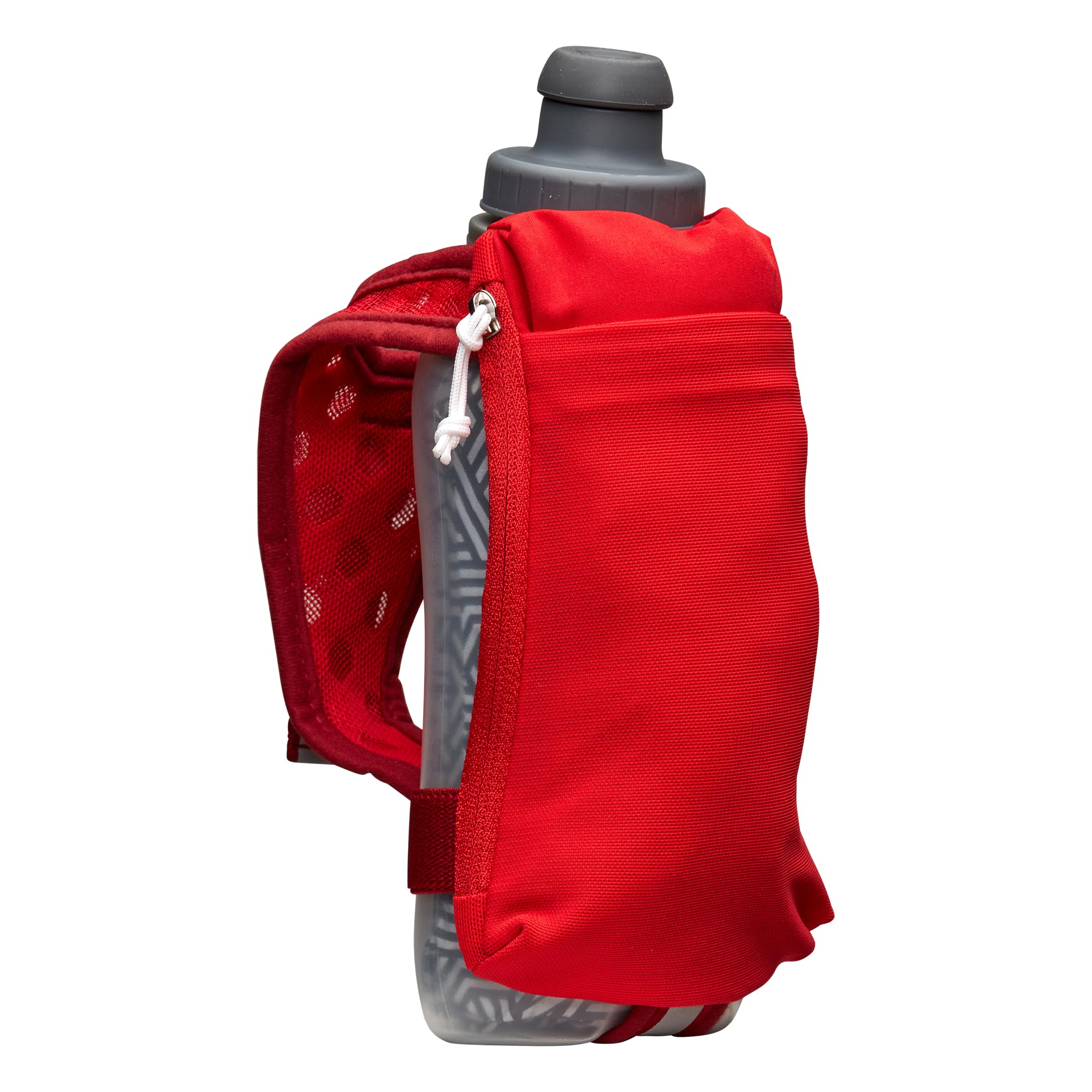 Nathan - SpeedDraw 2 12oz Ins. Flask Ribbon Red/Reflective Silver OSFA
