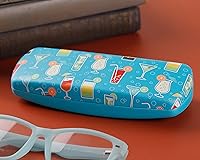 Vista 5 de Ron's Optical Clamshell - Funda rígida para lentes de lectores de marcos pequeños a medianos para mujeres y hombres Agua