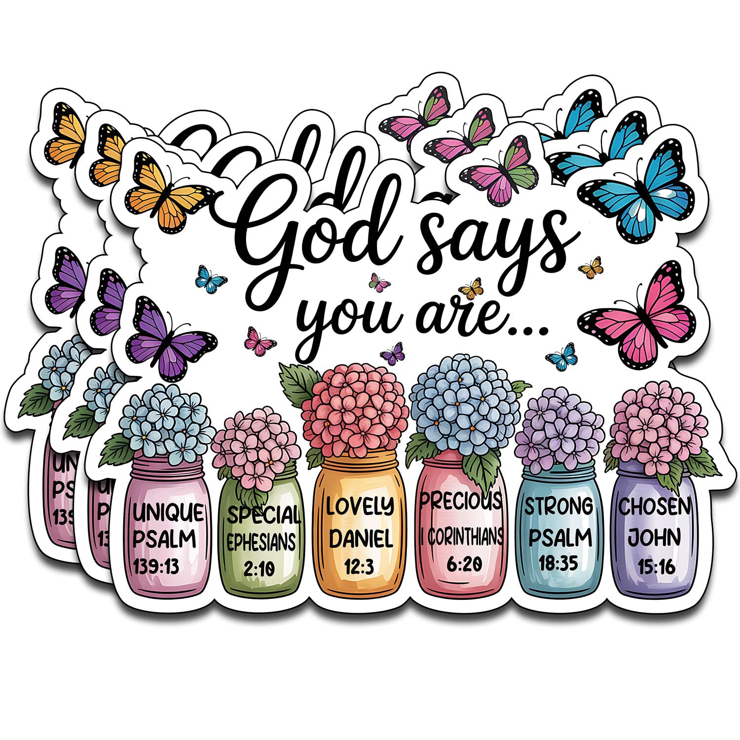 Photo 1 of (3PCS) Hold On Let Me Overthink This Vinyl Sticker Pack Durable Waterproof Stickers for Laptop Water Bottle Car Bumper Phone Case. Size 2.5" x 3"