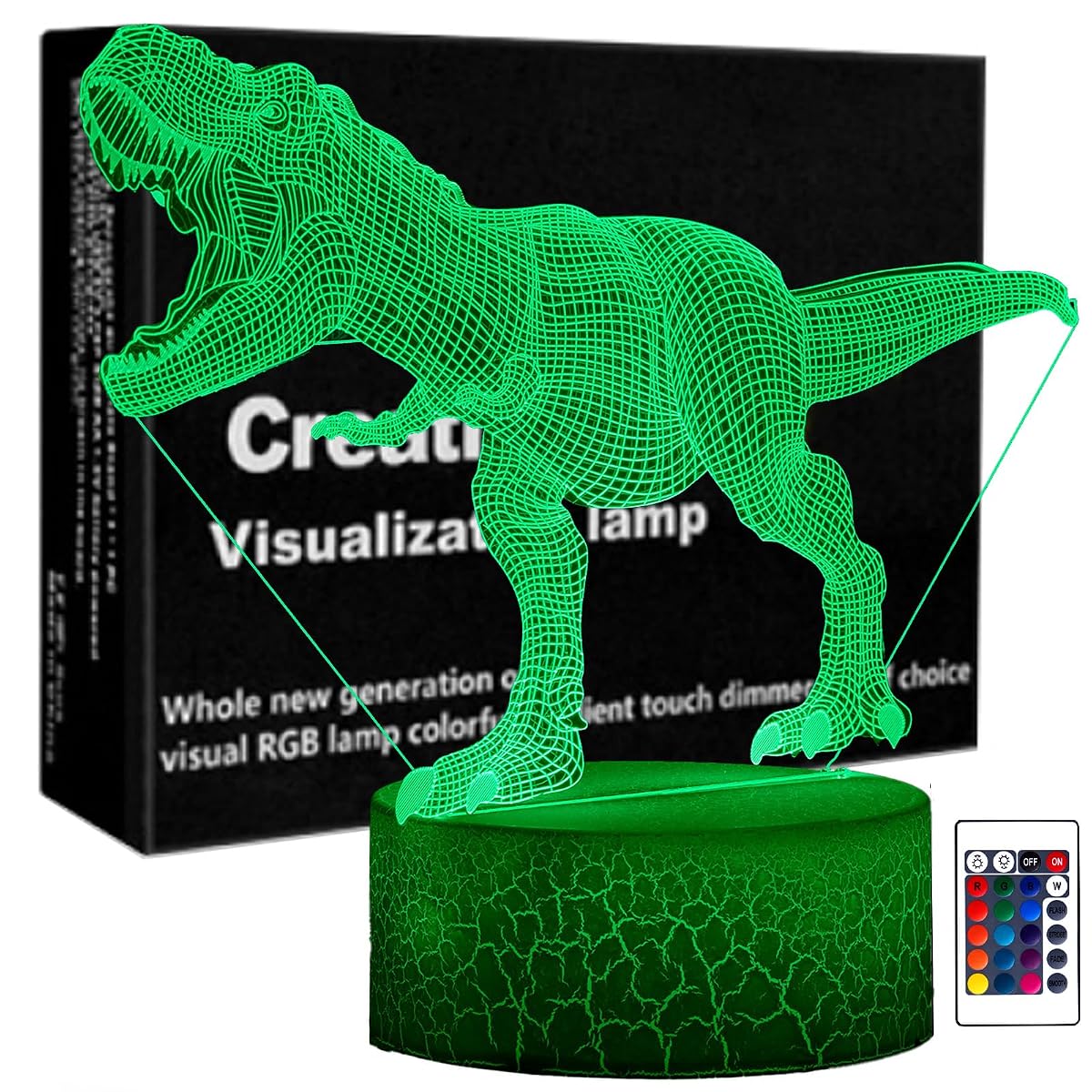 Aolalow Dinosaur Night Light For Boys, Dinosaur Lamp, Dinosaur Light, Dinosaur
