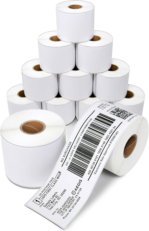 Replacement for DYMO 99019 (12 Rolls, 1800 Labels) - 2 5/16" X 7 1/2" | Direct Thermal Internet Postage Labels - Compatible With DYMO LabelWriter 450, 450 Turbo, 4XL (Not 550, 5XL)