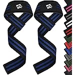 AQF Lifting Wrist Straps for Weightlifting, Powerlifting & Deadlifts - 23 Neoprene Padded Cotton Straps for Strength Training & Gym Workouts - Maximum Grip Support for Men & Women