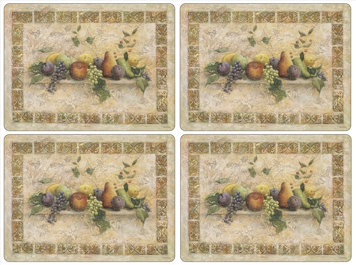 Pimpernel Tuscan Palette Podkładki pod talerze, zestaw 4 szt.
