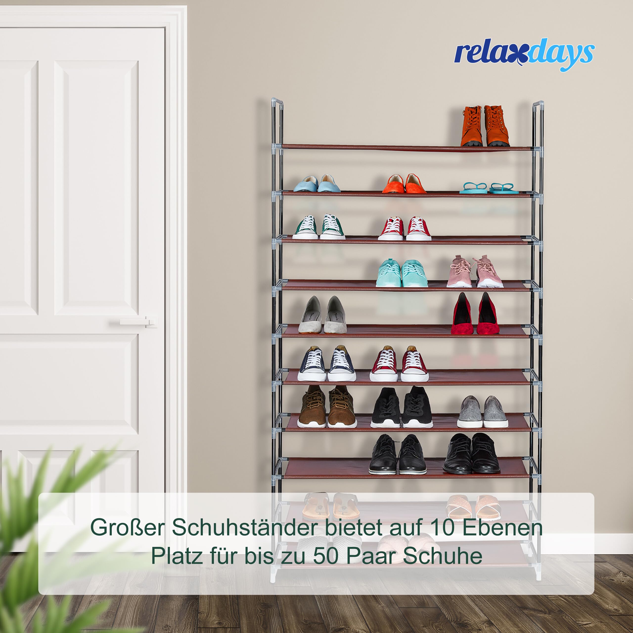 Relaxdays Schuhregal Stoff – Bild 5