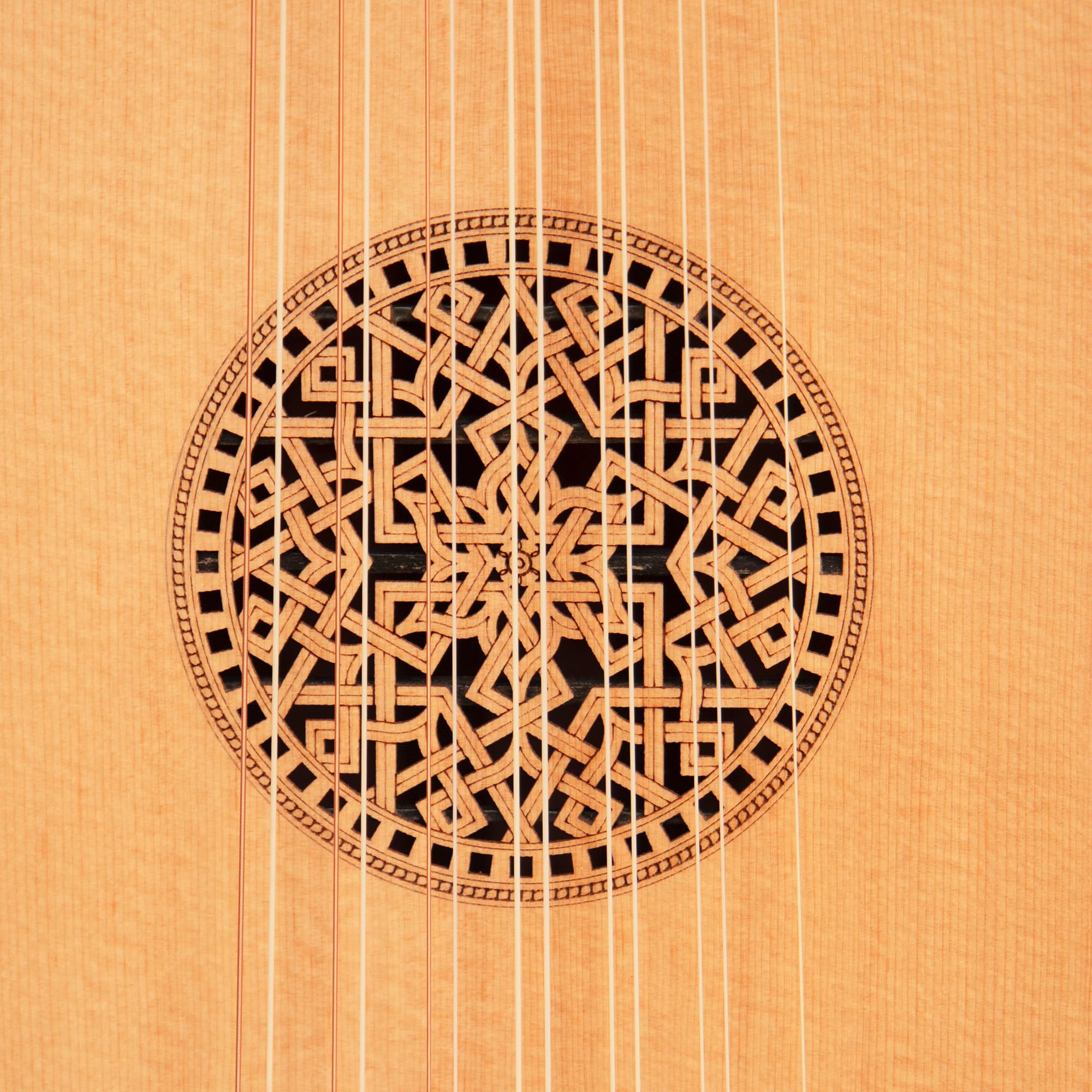 Renaissance Lute, 7 Gänge, Flammenahorn