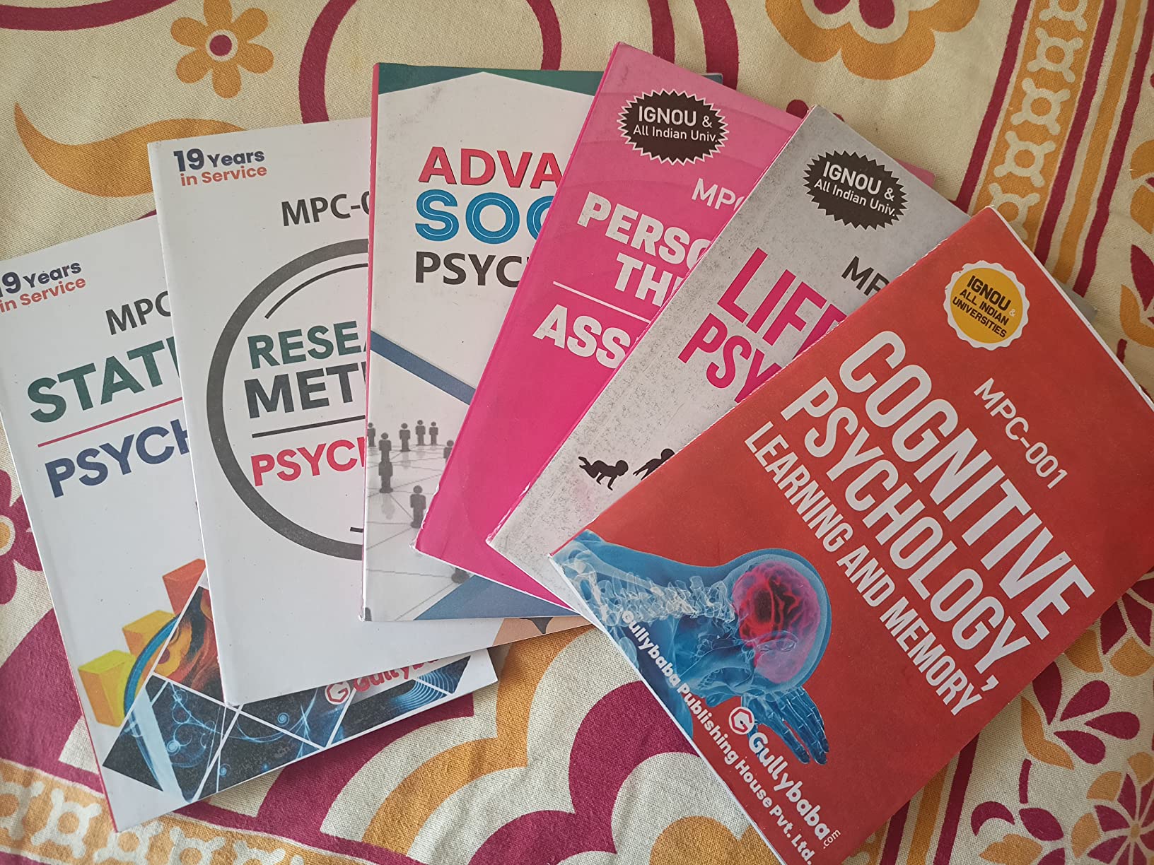 IGNOU MA Psychology First Year Help Books Combo-MPC-001| MPC-002 | MPC ...