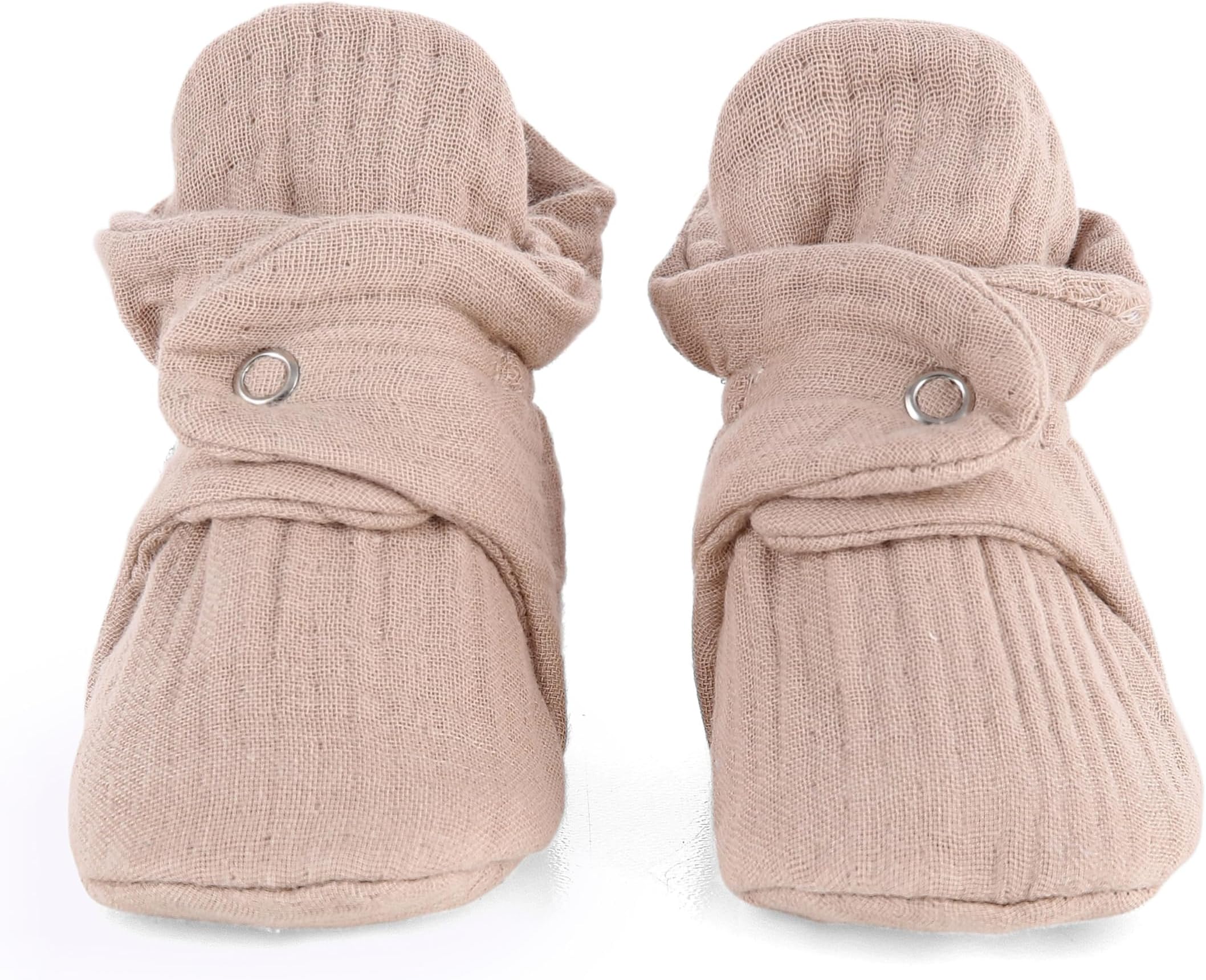 Ella Bonna Organic Cotton Muslin Baby Booties Newborn Baby Socks Slipper Toddler Shoes, Infant Girl Booties