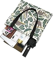 Vista 5 de Bolsa de lona para mujer, bolsas de comestibles reutilizables, bonitas bolsas estéticas para regalos de Navidad, compras y playa, Lindo perezoso