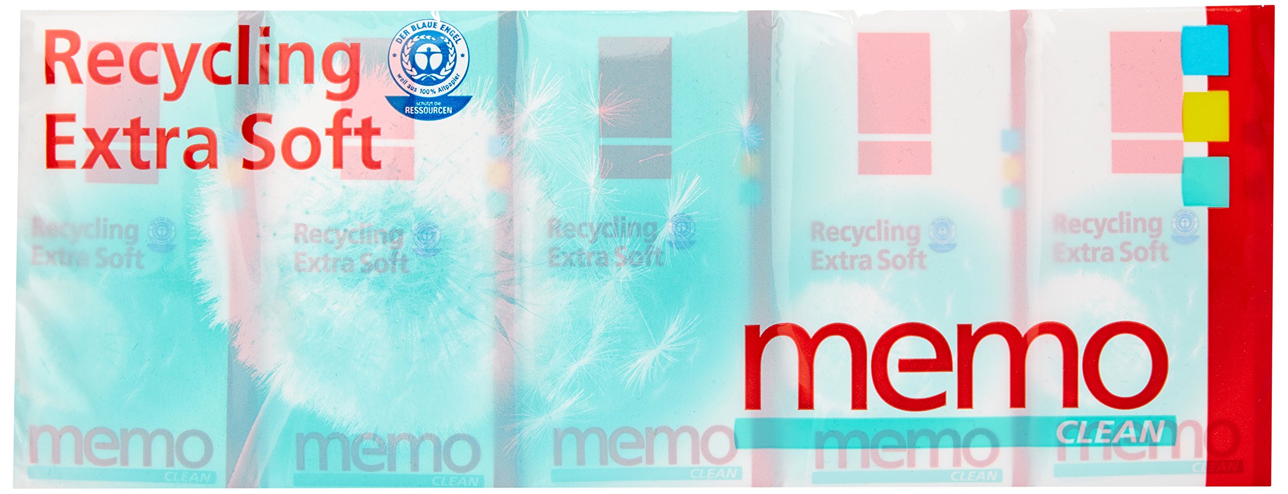 Memo – Eco MH1060 – Hygiene Bio – Taschentücher recycelten – 15 Packungen x 10