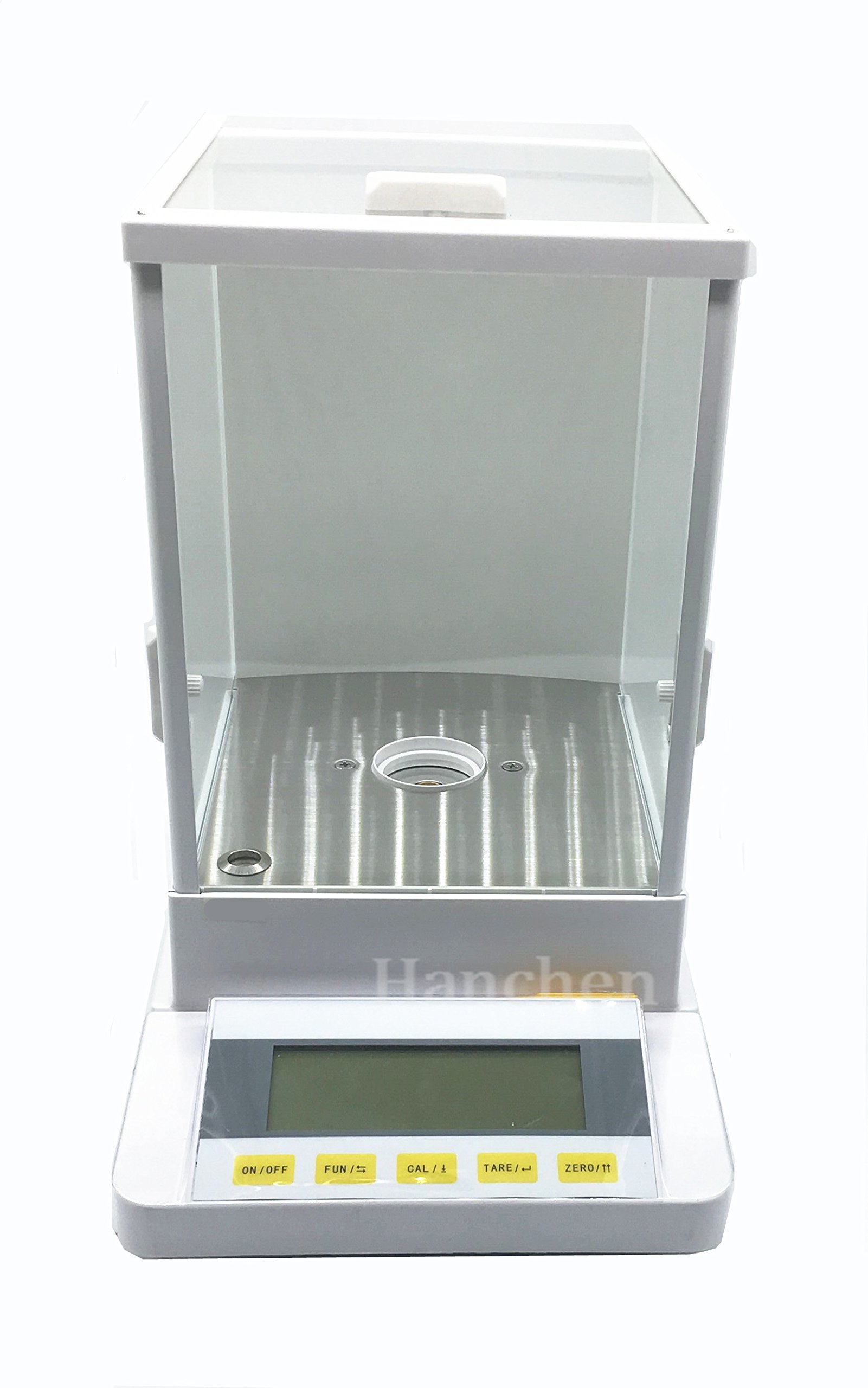 Hanchen Analytical Balance 120 g x 0,0001 g Hochpräzise Analysenwaage Digital Balance Skala für Labor Apotheke 220V Manuelle Kalibrierung