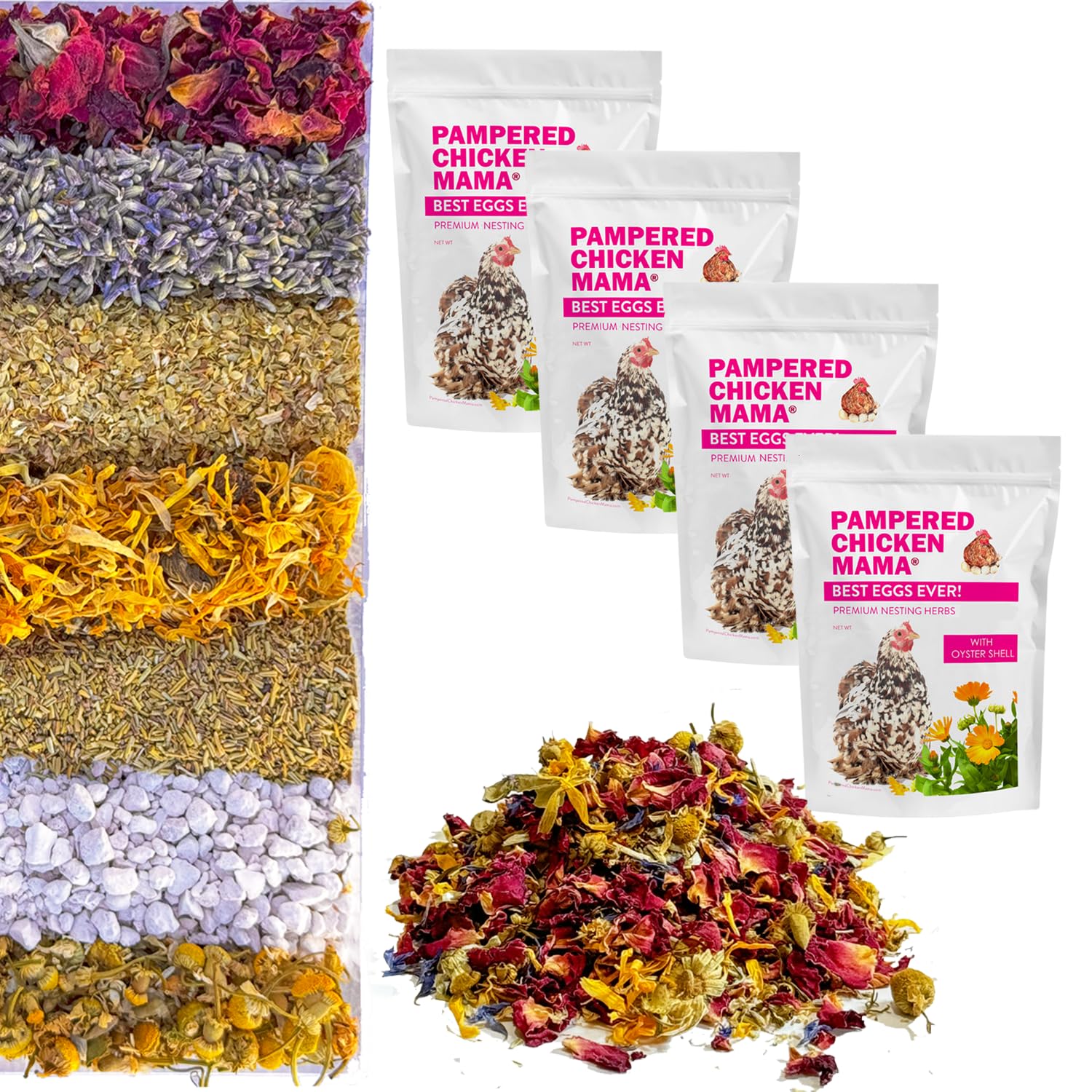 Amazon.com: Pampered Chicken Mama Best Eggs Ever! Nesting Herbs