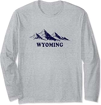 Amazon.com: Wyoming Long Sleeve T-Shirt : Clothing, Shoes
