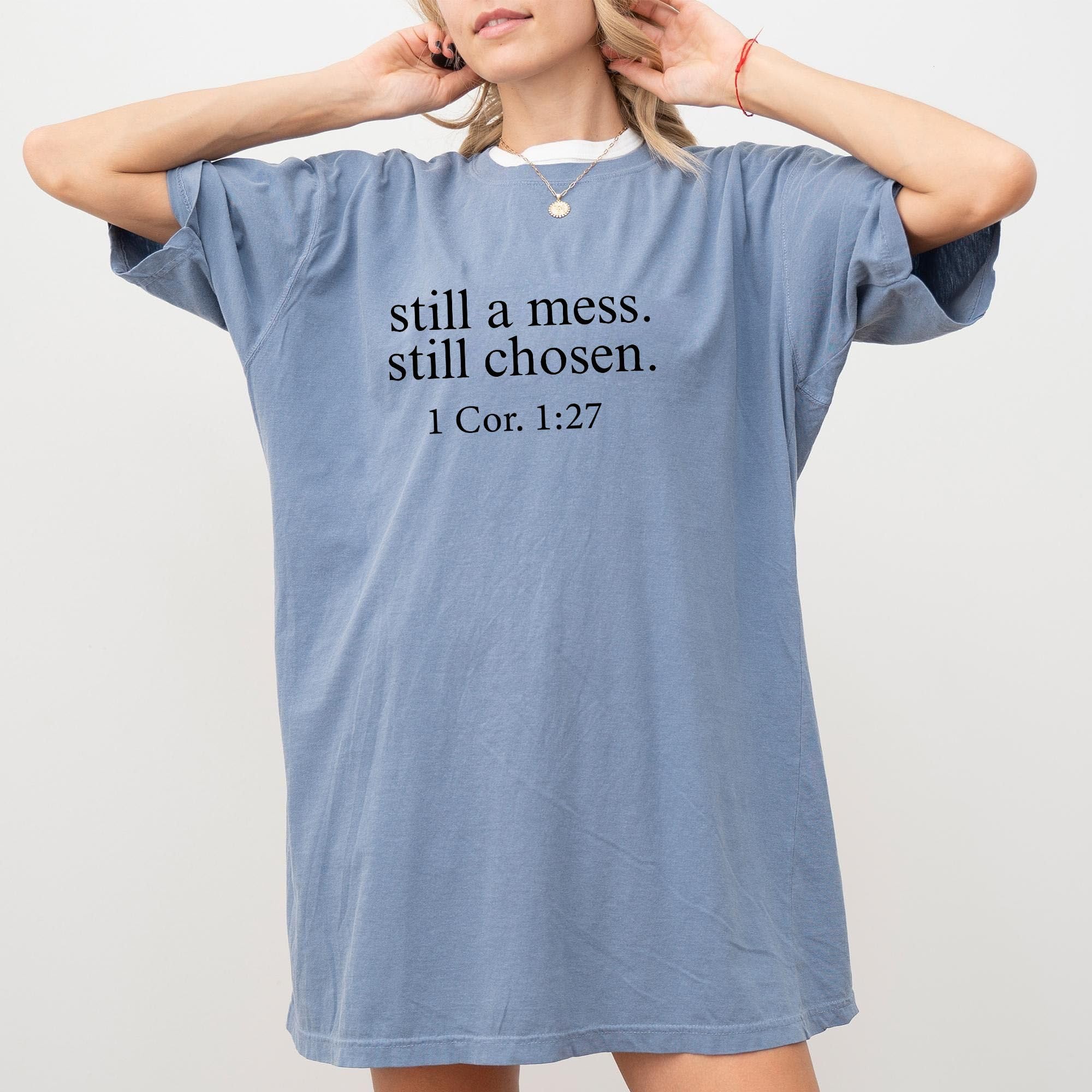 Minimal Still Chosen Christian Shirt …