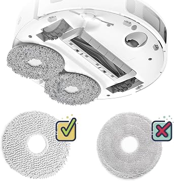 Ozemtek Dreame X10+Plus L10 L10 Pro L10s Pro X20 Pro S10 S10 pro Mop Paspas 4 Adet