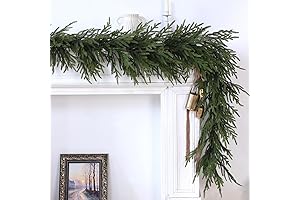 Norfolk Pine Garland: The Essence of Christmas Decor for Your Mantle