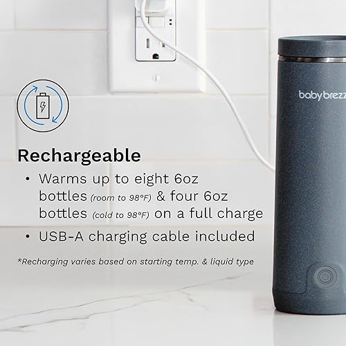 Miniatura 8 de Baby Brezza Calentador portátil  Calentamiento de biberones 3 veces más rápido  Leche materna de viaje y calentador de fórmula  Seguro,