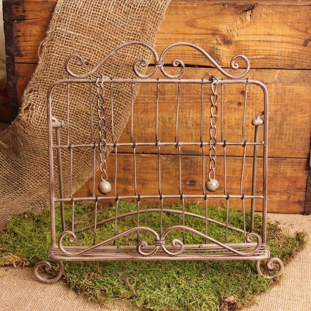 Scroll Iron Cookbook Stand ~ Tuscan Taupe