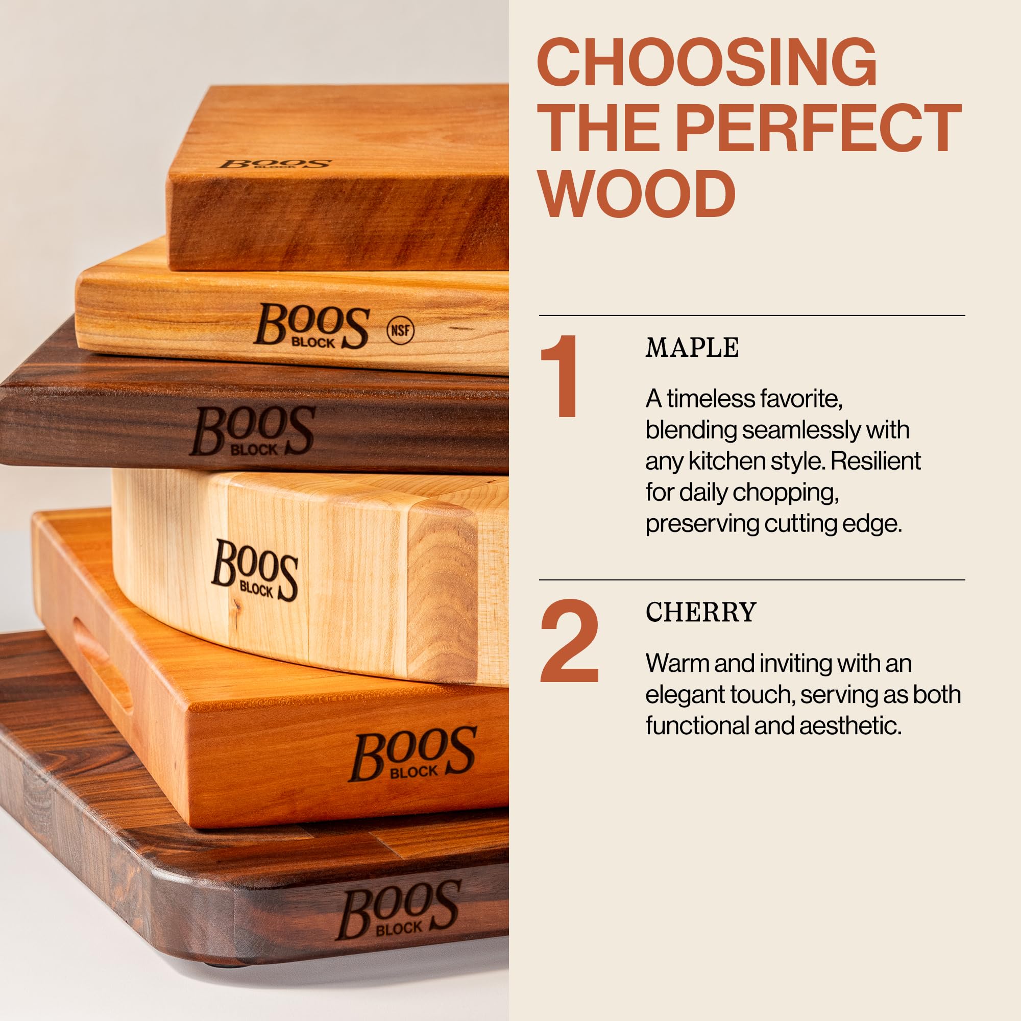 Boos Block Profi Schneidebrett Holz XXL - 76 x 59 x 6 CM - Antibakteriell | Nordamerikanisches Ahorn Schneidebrett Holz Gross - Schneidebrett Extra Dick - Hackbrett - Hackblock - Lebensmittelecht