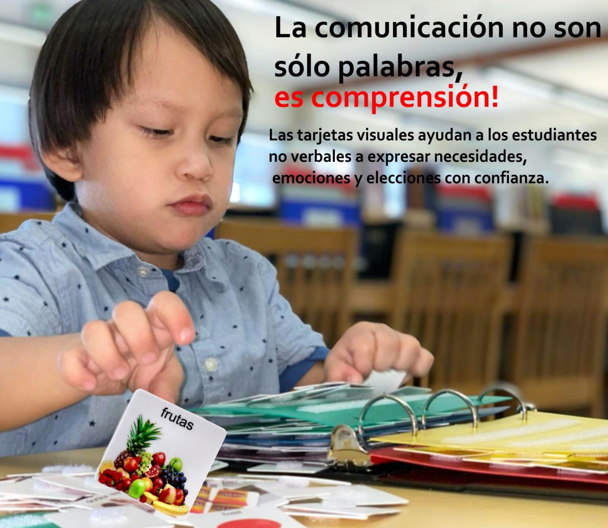 Smile4Autism 30-Pack Blank 2x2" Plastic Picture Cards For Communication & Speech Therapy