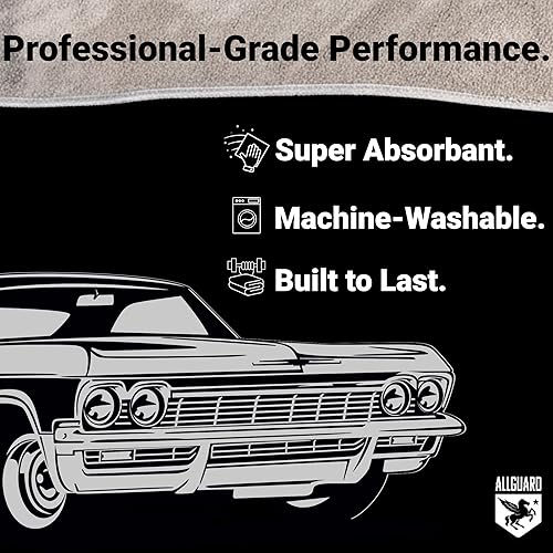 Miniatura 6 de Toallas de microfibra para autos, toallas de secado ultra absorbentes, sin arañazos y sin pelusas, paños de limpieza de microfibra de alta