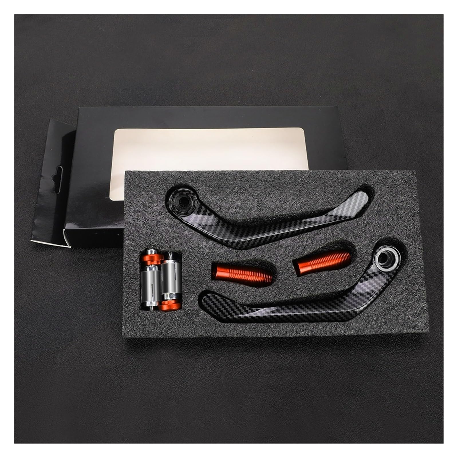 LBCSRMH Motorcycle Brake Clutch Lever Protector for F650CS Dakar SCARVER ABS 1997-2008 2007 Motorcycle Levers Guard Brake Clutch Handlebar Grips End Protector Lever Guard