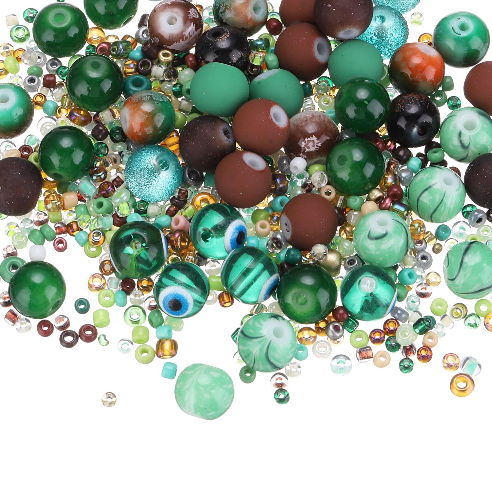 PATIKIL 2-8mm Assorted Glass Resin Beads