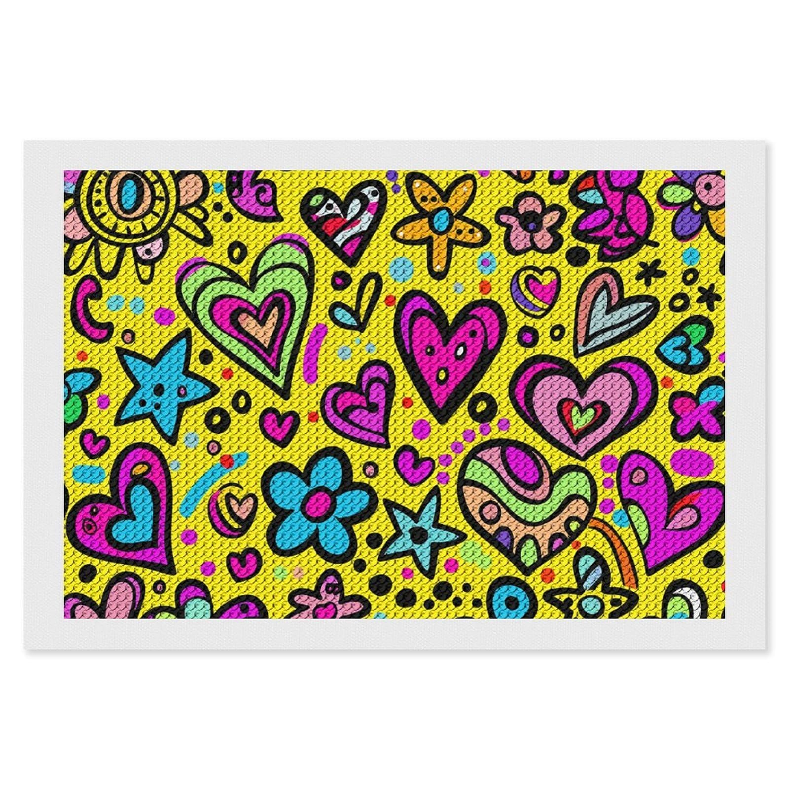 Swirls and Dots Diamond Painting Kits for Adults, DIY 5D Diamond Painting Kits for Beginners, Round Full Drill Diamond Dots Paintings, Diamonds Pictures Gem Art for Crafts Home Decor 8"x12"