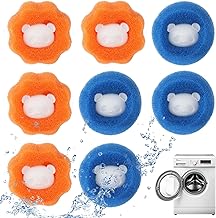 8 Pieces Pet Hair Remover for Laundry, Laundry Pet Hair Catcher Reusable Lint Remover Washing Balls Washing Machine Hair Catcher for Clothing Dog Cat Pet Fur Remover