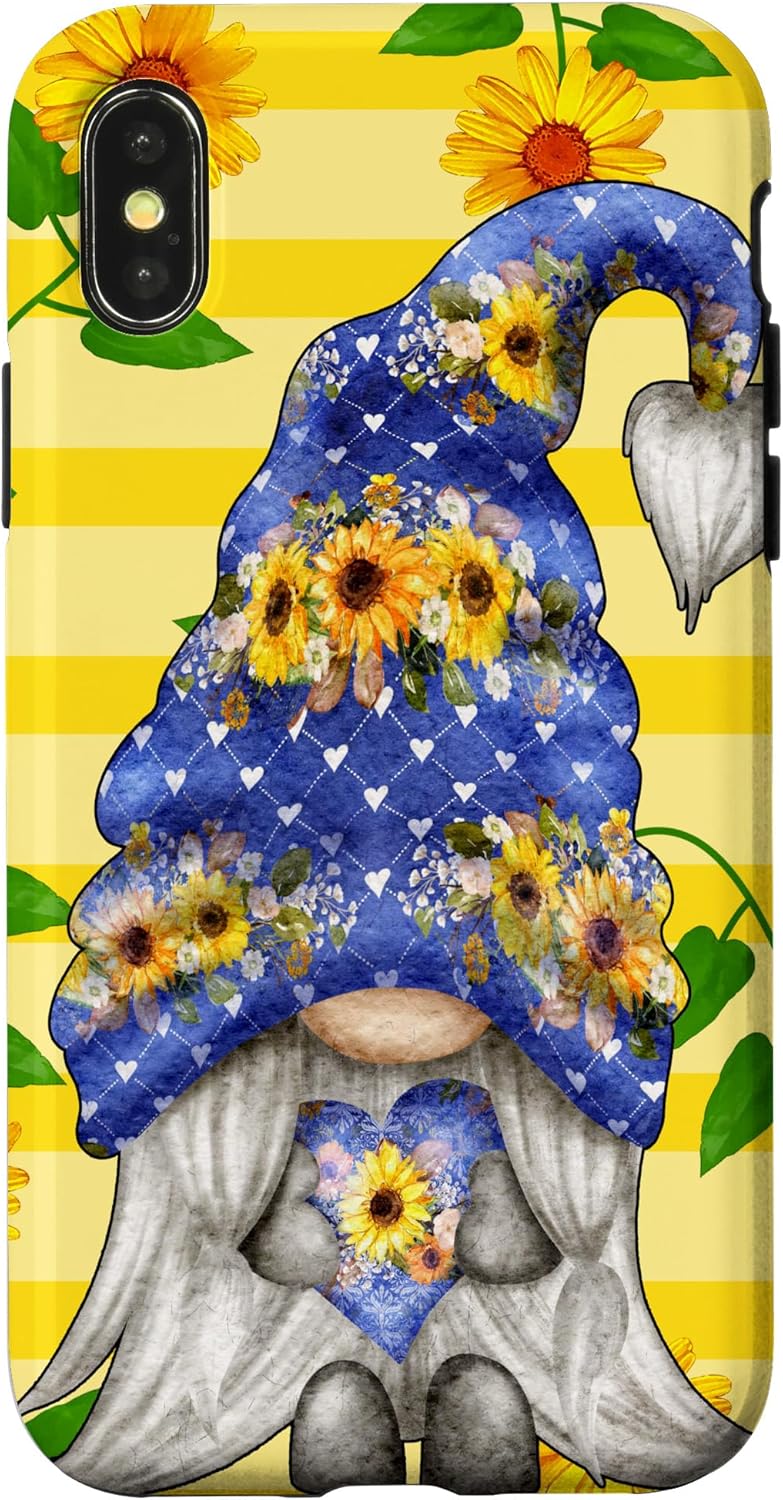 Love For Garden Mom Spring And Summer Women Sunflower Gnome Case for iPhone 14 Pro Max