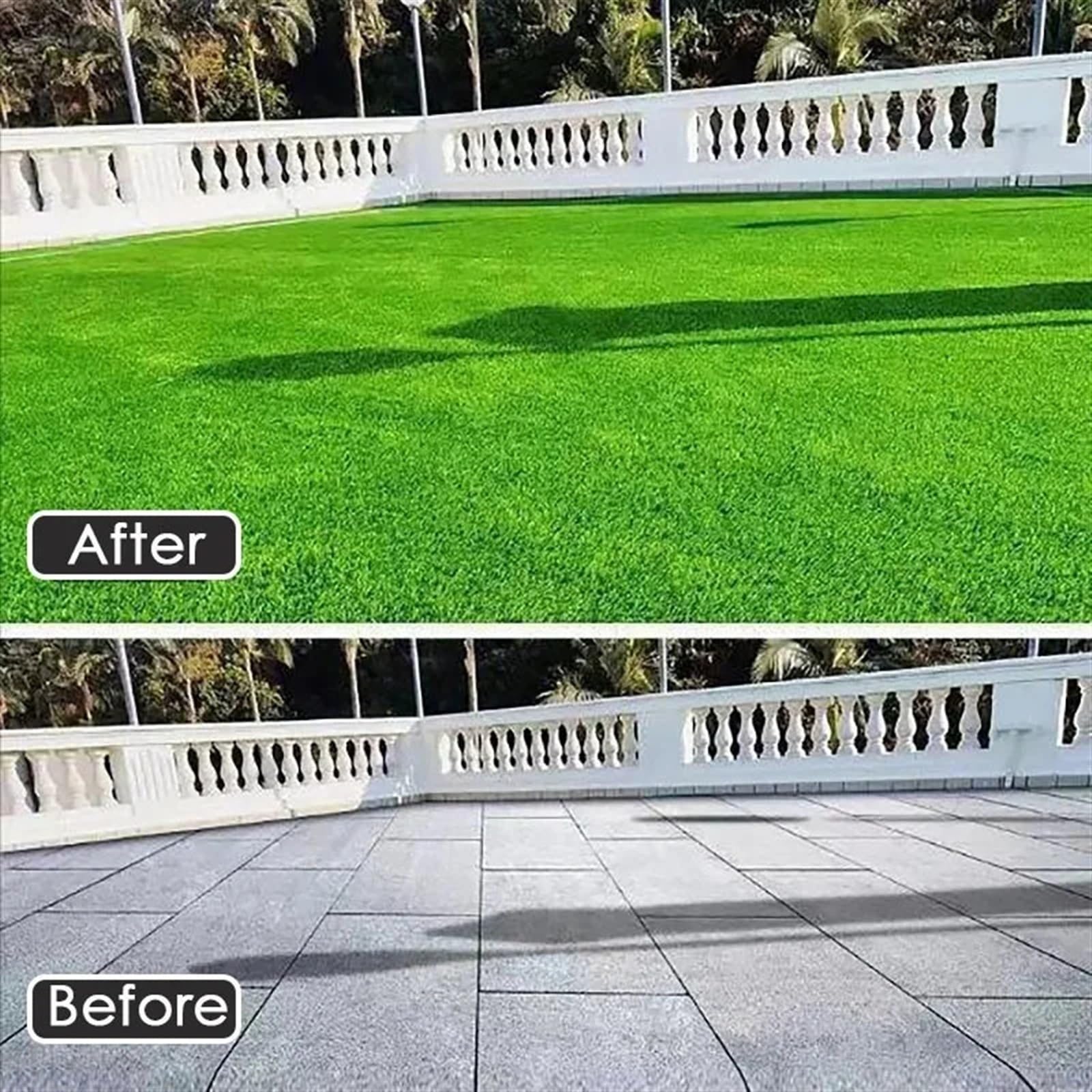 1M * 10M sztuczna murawa ogród na zewnątrz trawa syntetyczna trawnik kryty balkon wystrój dziedzińca murawa sztuczna zielona dywanik z trawy (Color : 100cmX600cm)