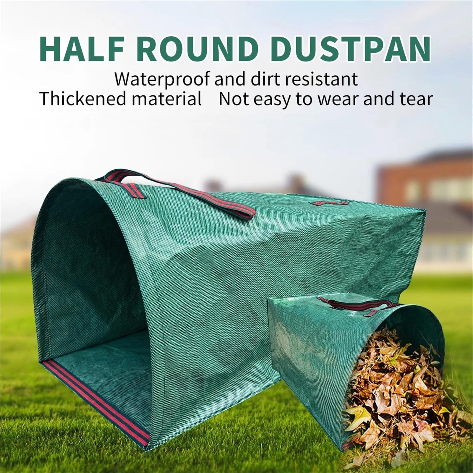 Sacs à Déchets Verts Sac de collecte feuilles jardin semi-circulaire