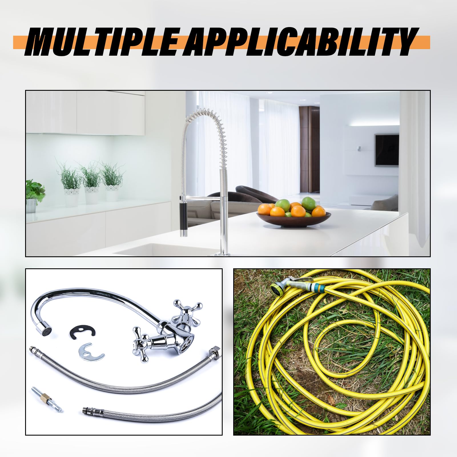 2 Stück Wasserhahn Adapter M16 Auf M22 - Gewindeadapter Für Küche & Garten