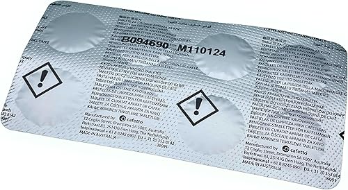 Miniatura 5 de Cino Cleano Tabletas de limpieza a máquina de expreso para máquinas de expreso Breville tabletas descalcificadoras para baristas paquete de 2 16