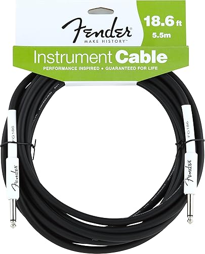 Cable instrumental Fender California Series, Negro