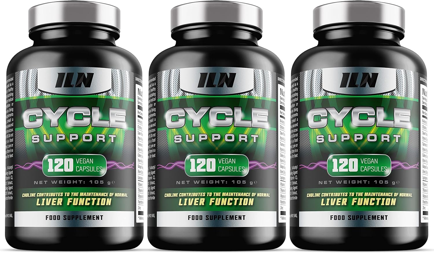 Cycle Support Supplement – NAC, Hawthorn, and with Choline for Normal Liver Function (360 Count)