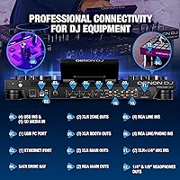 Vista 7 de Denon DJ PRIME 4+ Controlador de DJ independiente con separación de Stem en 4 plataformas, transmisión Wi-Fi, mezclador Drop Sampler, pantalla