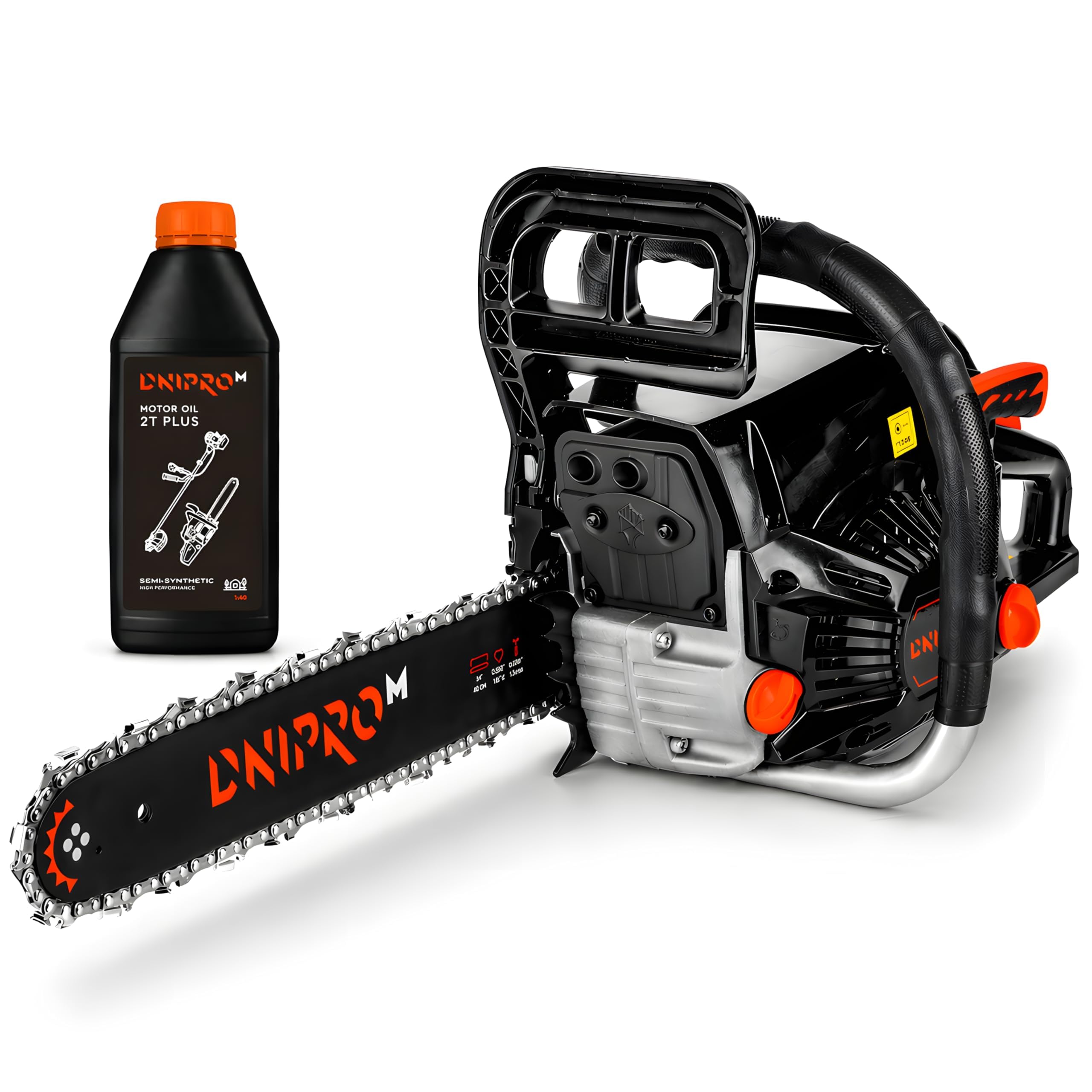Tronçonneuse Essence DSG-45HE 45cc 2000W, Guide 40cm + Huile