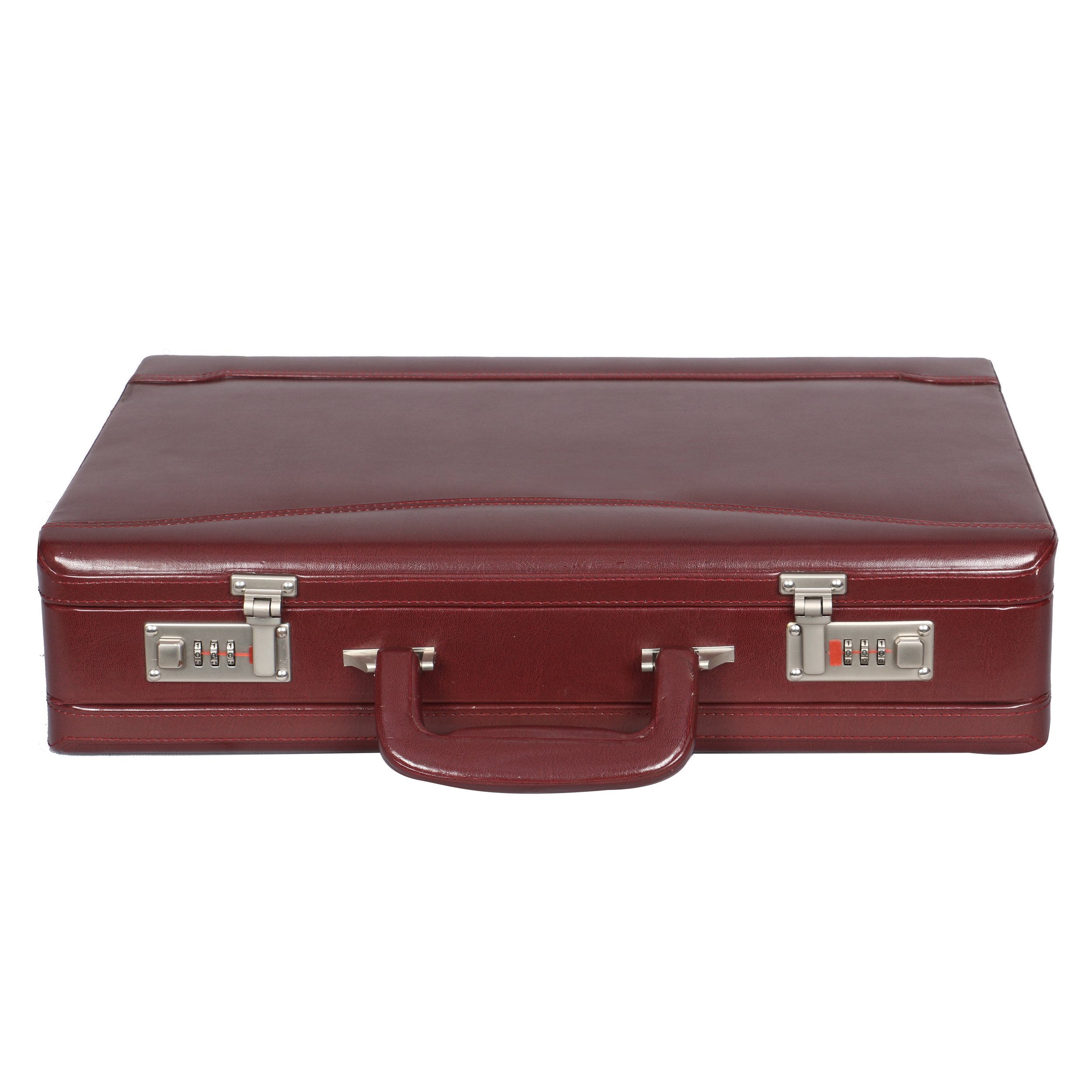 Faux Leather Expandable Briefcase Size 18" x 4" x 12.50" (L x W x H)-image-37