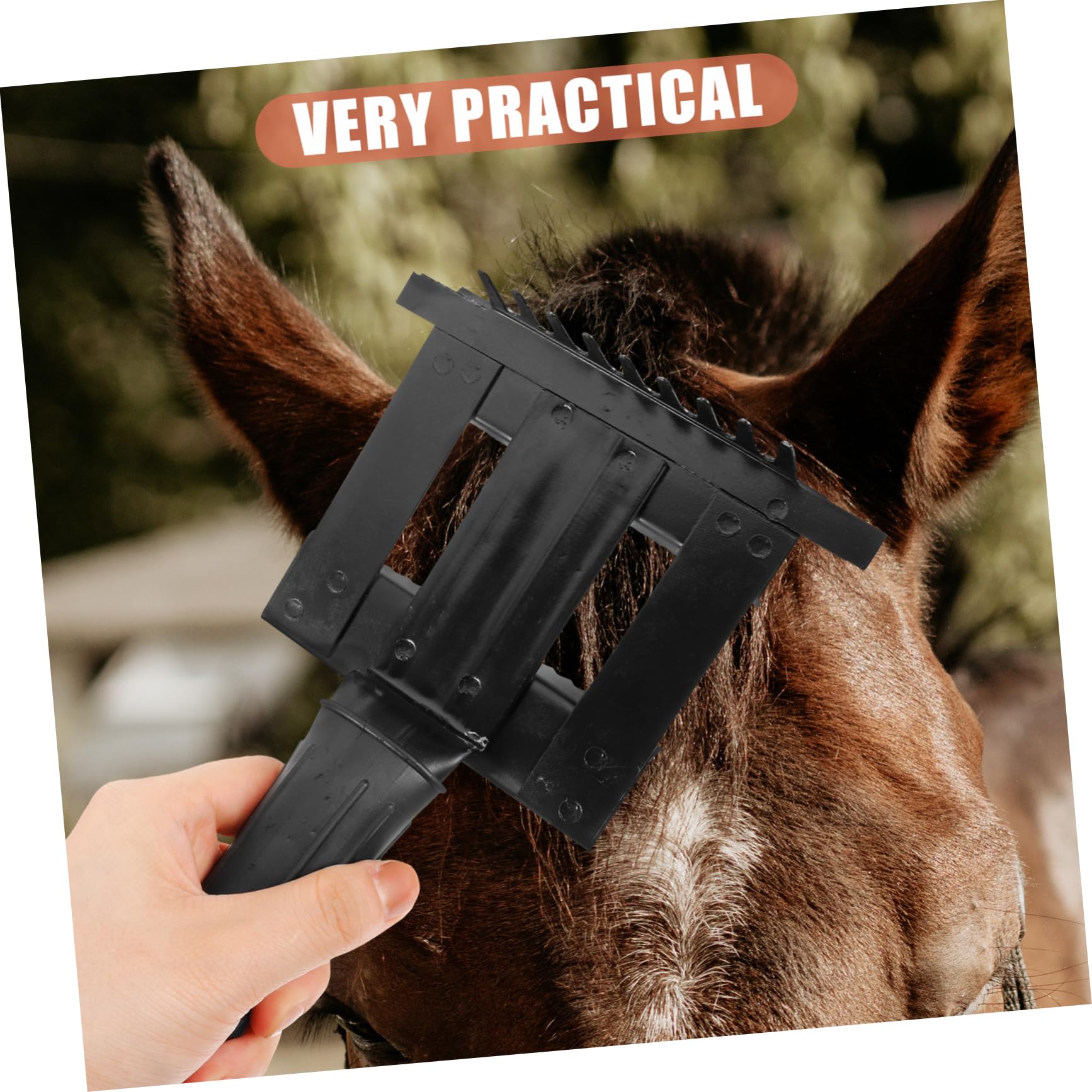 Kisangel 5stücke Grooming-pflegebürste Für Pferde Praktische Metallbürste Zur Entfernung Von Tierhaaren Und Schmutz Ergonomisch Leicht Für Sanfte Pflege Und Juckreizlinderung Für