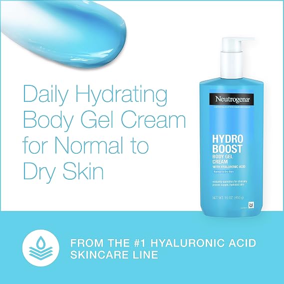 Neutrogena Hydro Boost Body Lotion Gel Cream, 2 x 16 oz