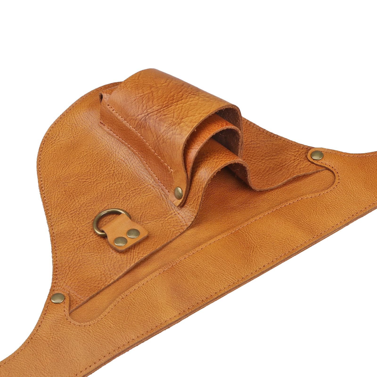 Tourbon Sac à outils de jardinage en cuir souple Taille réglable Ceinture de travail Pochette pour électriciens charpentiers