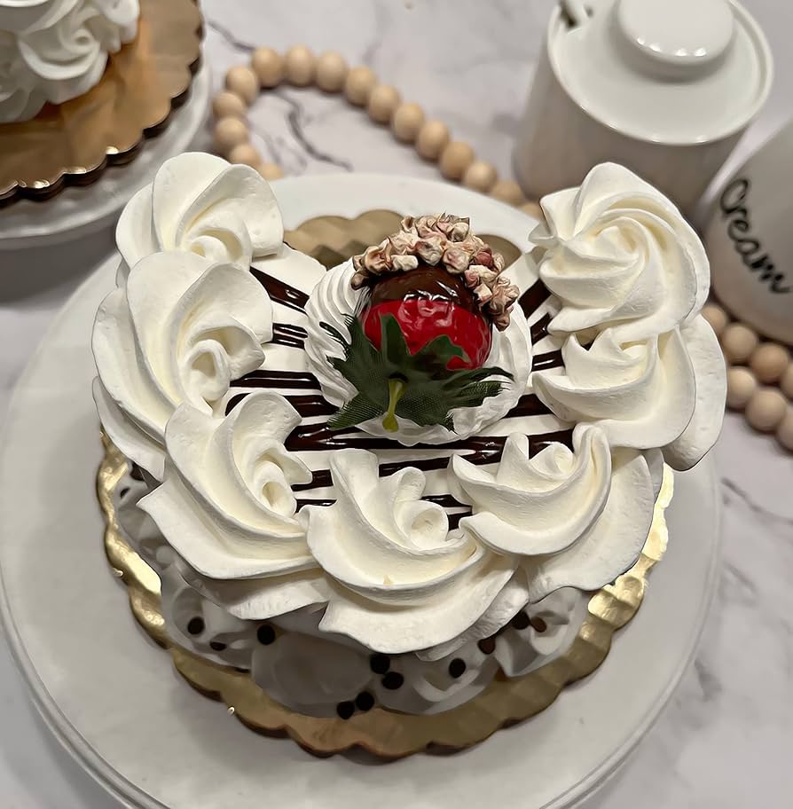 フェイクスイーツ　デコレーションケーキセット　カップケーキ3個セット フェイクスイーツ デコレーションケーキセット カップケーキ3個