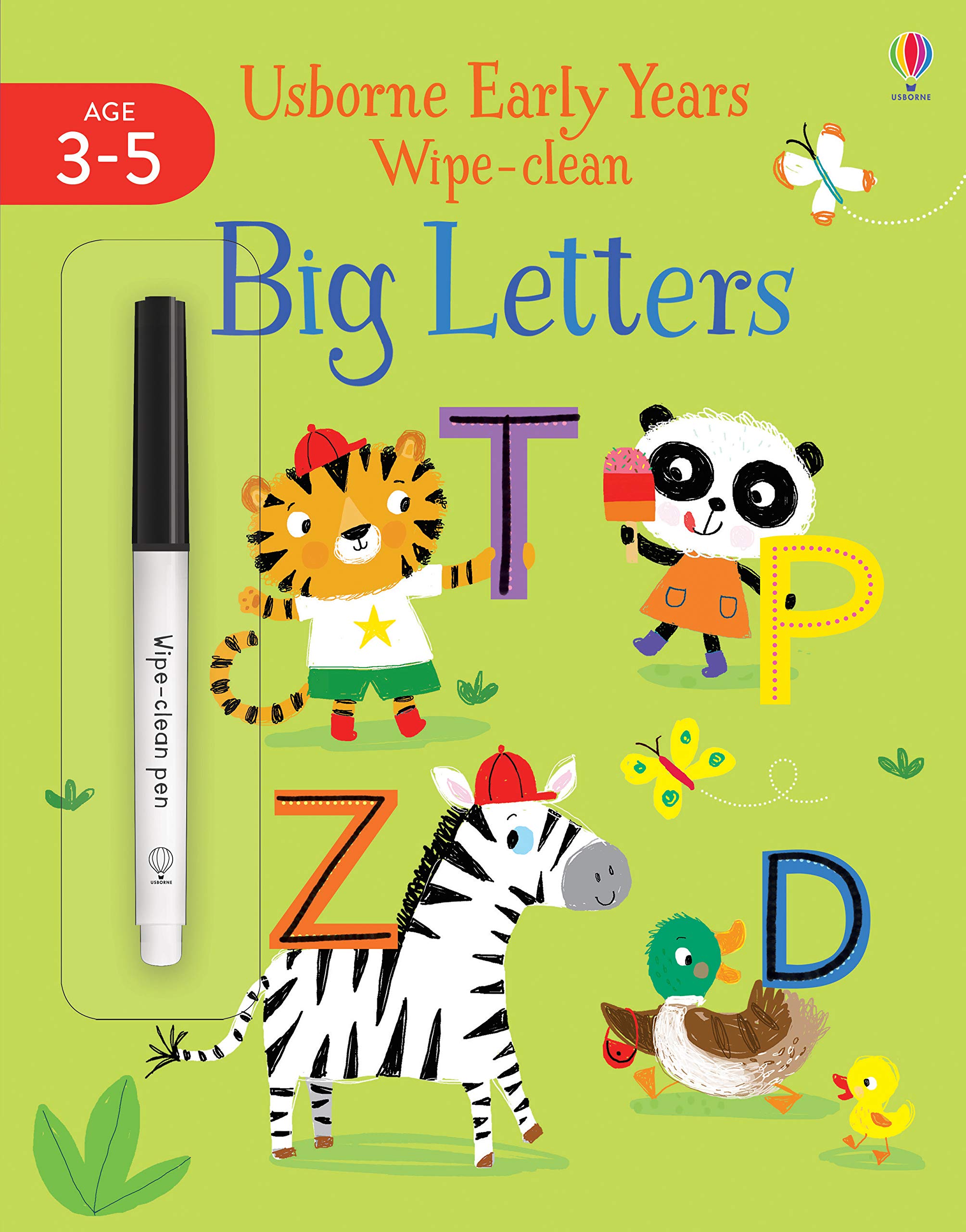 Big Letters (Usborne Early Years Wipe-Clean): Usborne Publishing Ltd