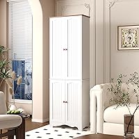 Vista 6 de Function Home - Armario de despensa de cocina de 72 pulgadas, gabinetes de almacenamiento independientes, despensa alta para alimentos con puertas