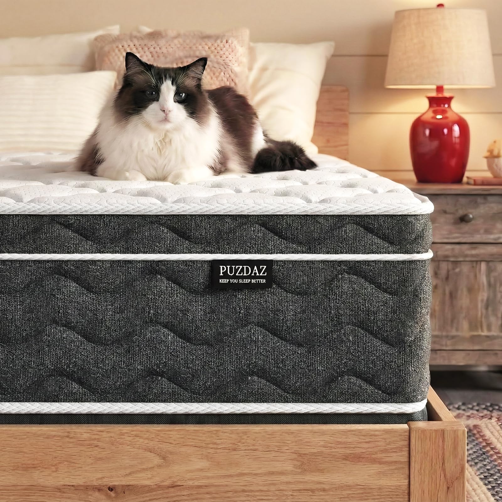 Photo 1 of Puzdaz 12-Inch Hybrid Full Mattress