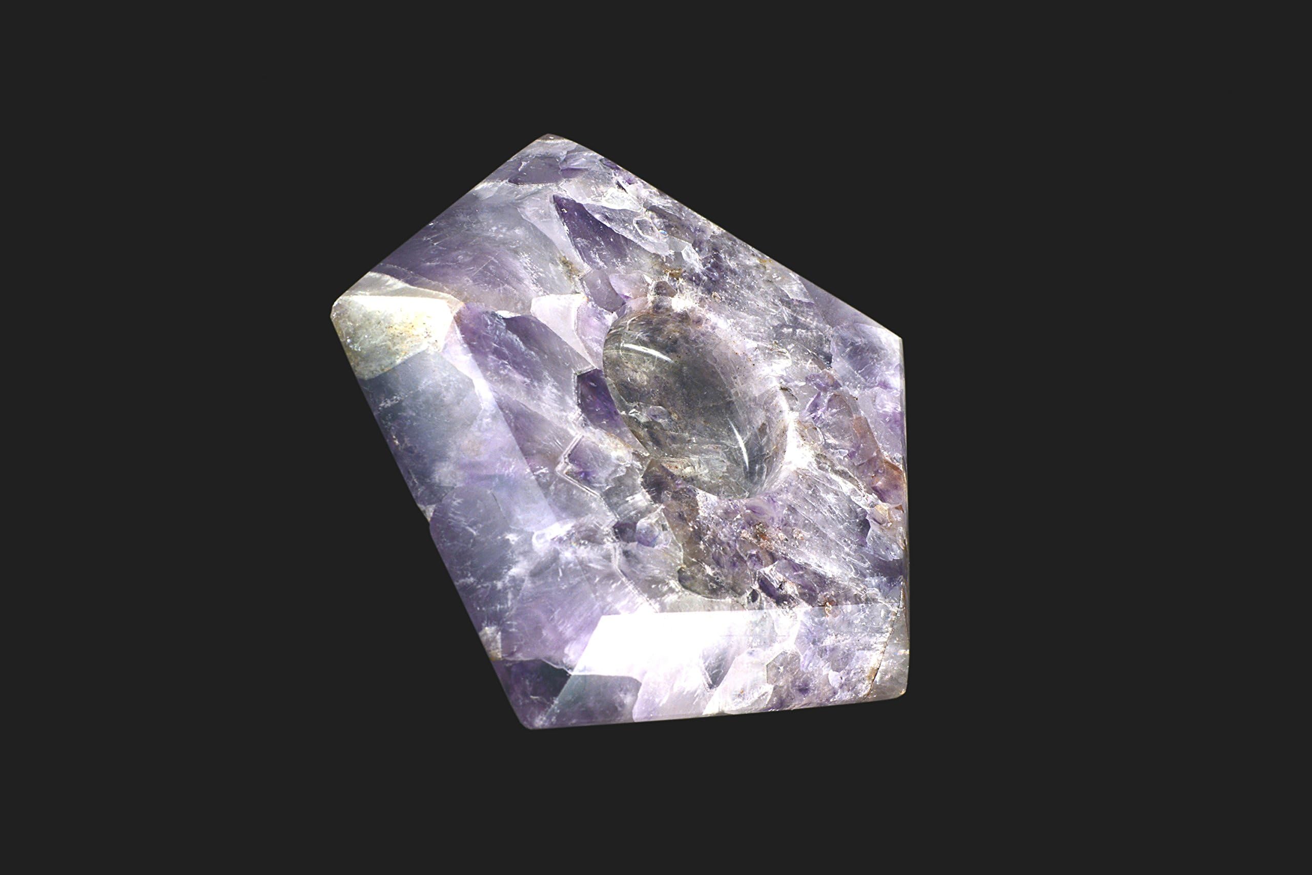 Kyvet - Semi Precious Amethyst Tea Light Candle Holder